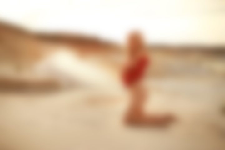 Rotes Herz der Wüste